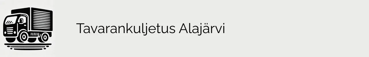 Tavarankuljetus Alajärvi