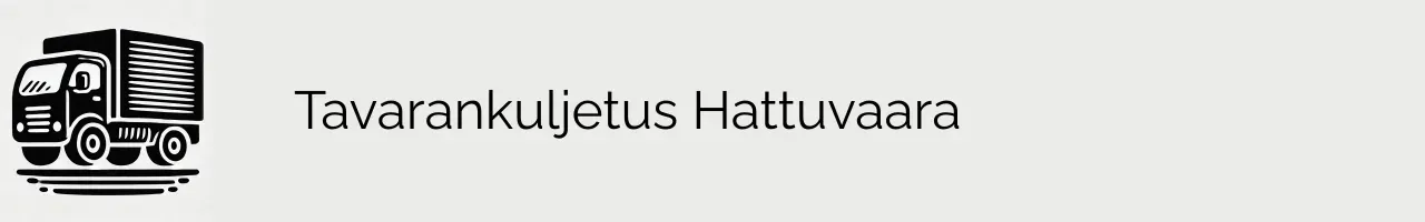 Tavarankuljetus Hattuvaara