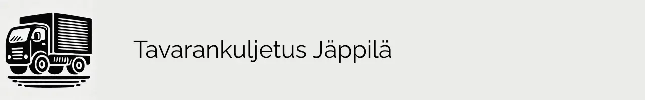 Tavarankuljetus Jäppilä