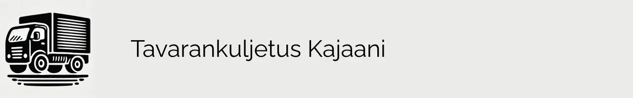 Tavarankuljetus Kajaani