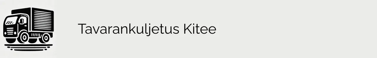 Tavarankuljetus Kitee