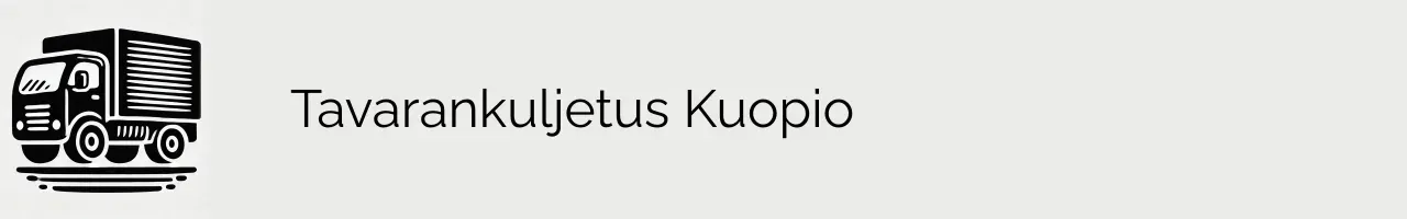 Tavarankuljetus Kuopio