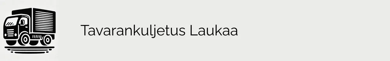 Tavarankuljetus Laukaa