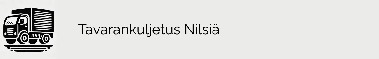 Tavarankuljetus Nilsiä