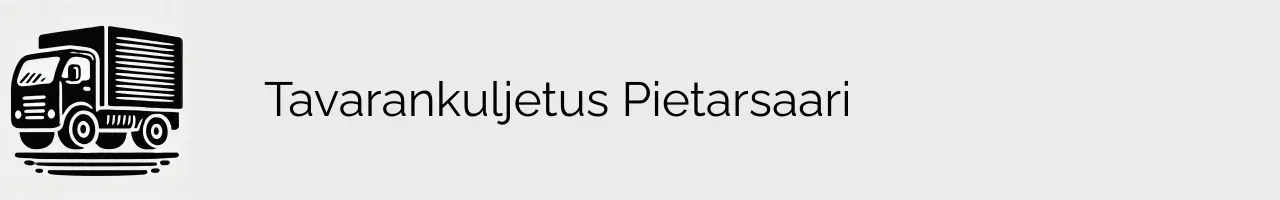 Tavarankuljetus Pietarsaari