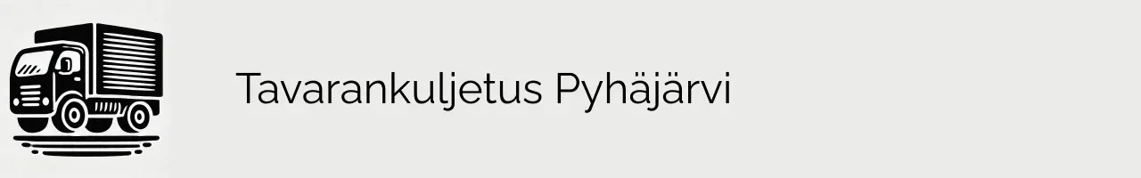 Tavarankuljetus Pyhäjärvi