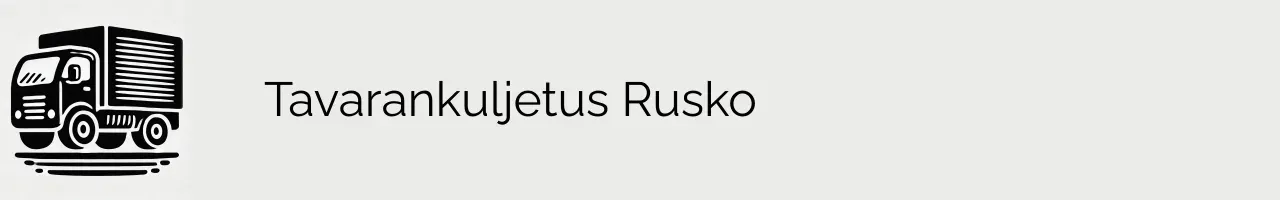 Tavarankuljetus Rusko