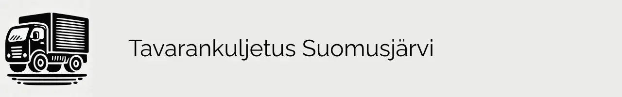 Tavarankuljetus Suomusjärvi