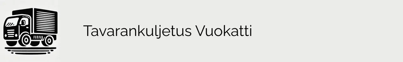 Tavarankuljetus Vuokatti