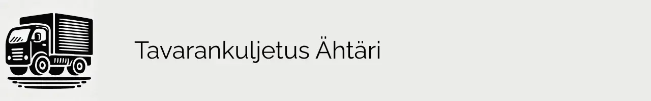 Tavarankuljetus Ähtäri